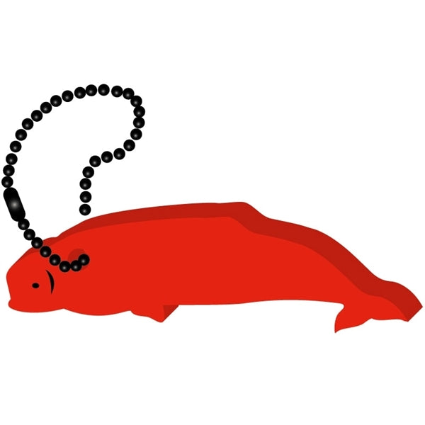 Beluga Whale Key Tag