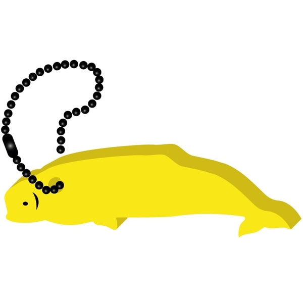 Beluga Whale Key Tag