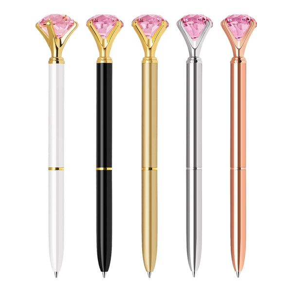 Rose Gemstone Ballpoint Pen
