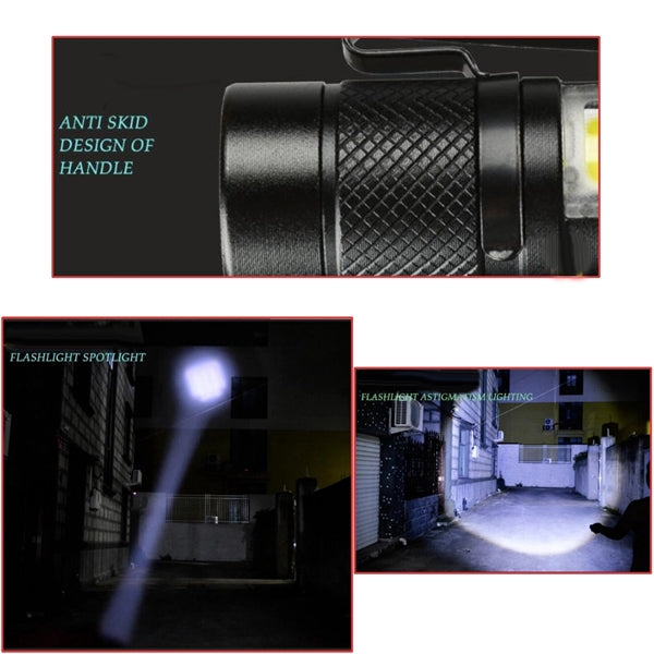 Handheld Zoomable Or Adjustable Focus Superbright Flashlight