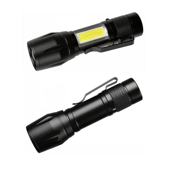 Handheld Zoomable Or Adjustable Focus Superbright Flashlight
