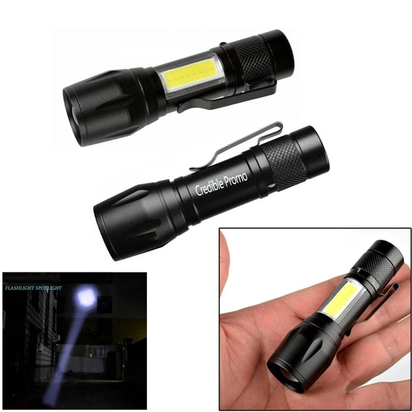 Handheld Zoomable Or Adjustable Focus Superbright Flashlight