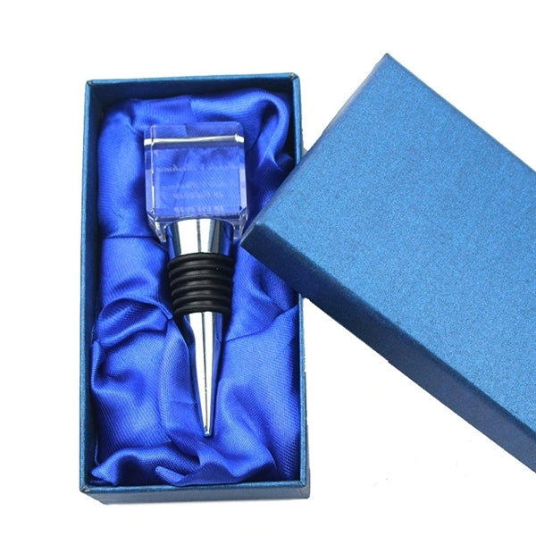 3d Laser Engraved Square Wine Stopper