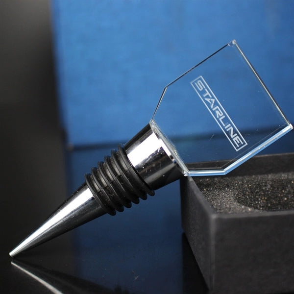 Metal Crystal Wine Stopper For Chateau Decoration