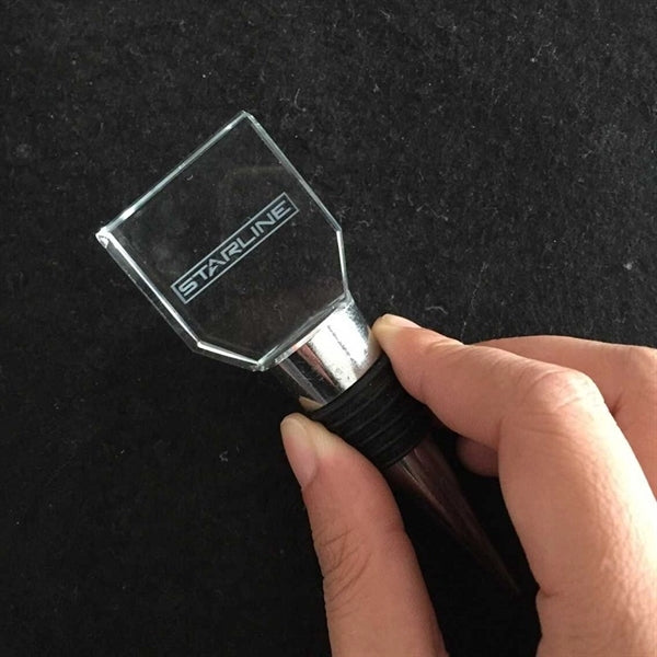 Metal Crystal Wine Stopper For Chateau Decoration