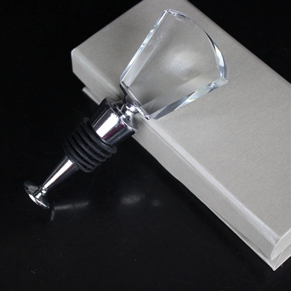 Optical Crystal Engraved Wine Stoppers