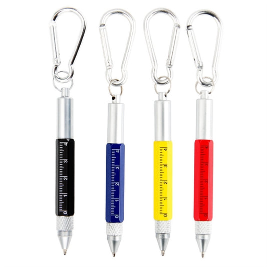 Screwdriver Ruler Stylus Pen With Carabiner