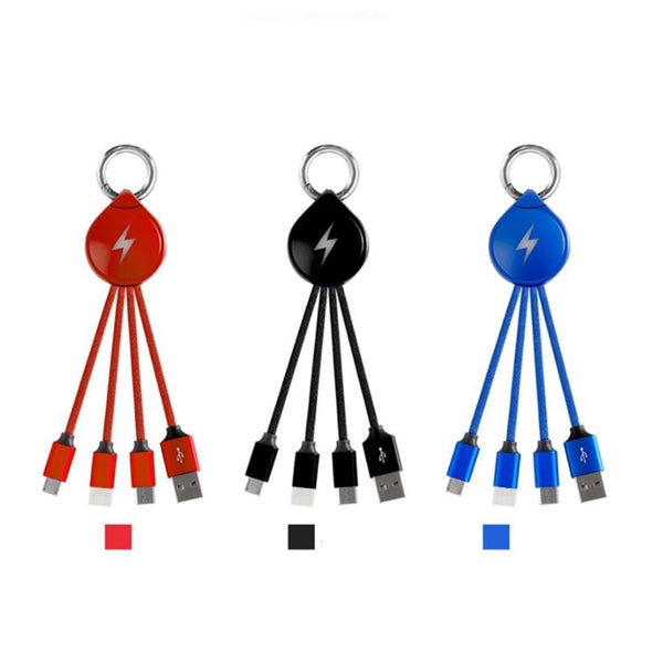 Universal Multi 3 In 1 Light Up Phone Charging Cable