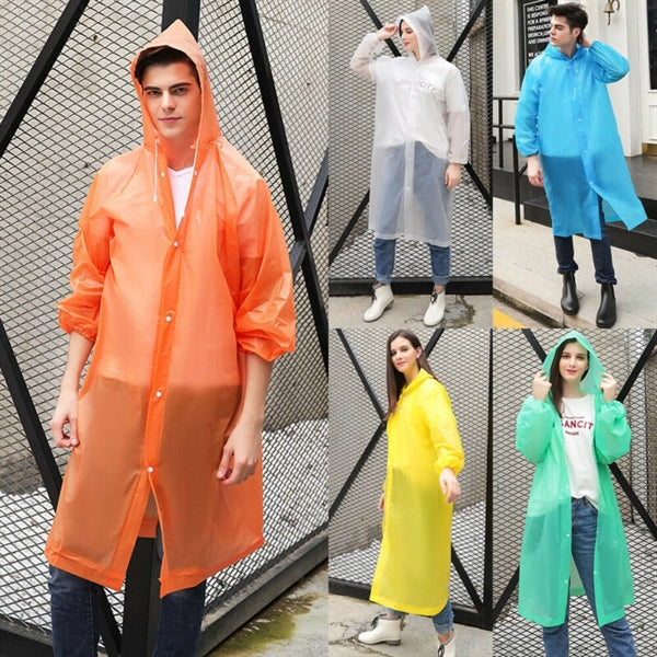 Raincoat Clear Poncho Gown