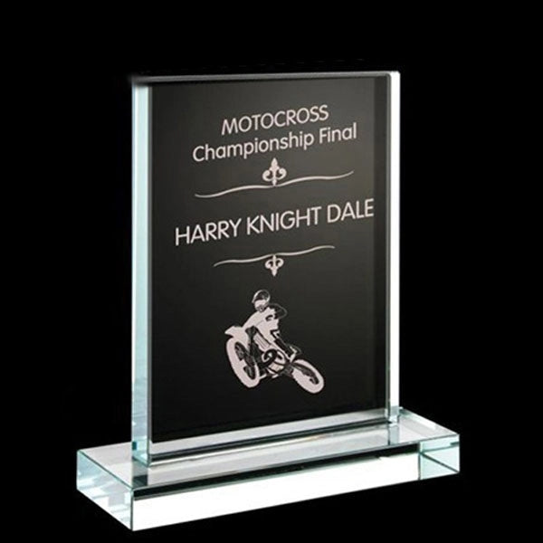 Engraved Crystal Corporate Award