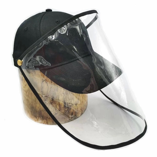 Protective Cotton Baseball Cap anti-fog cap with face shield