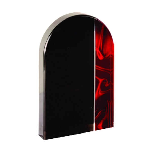 8" Arch Red Velvet Acrylic