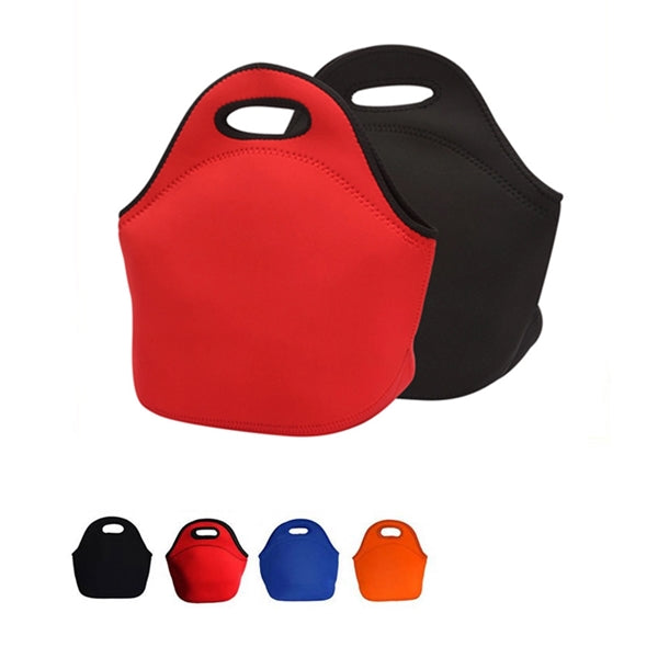 Zippered Neoprene Lunch Tote Bag