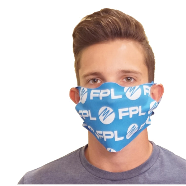 No-Sew w/ Full Color Imprint Washable Safety Face Masks