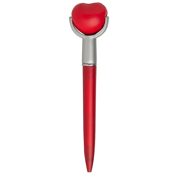 Heart Shaped Stress Ball Pen