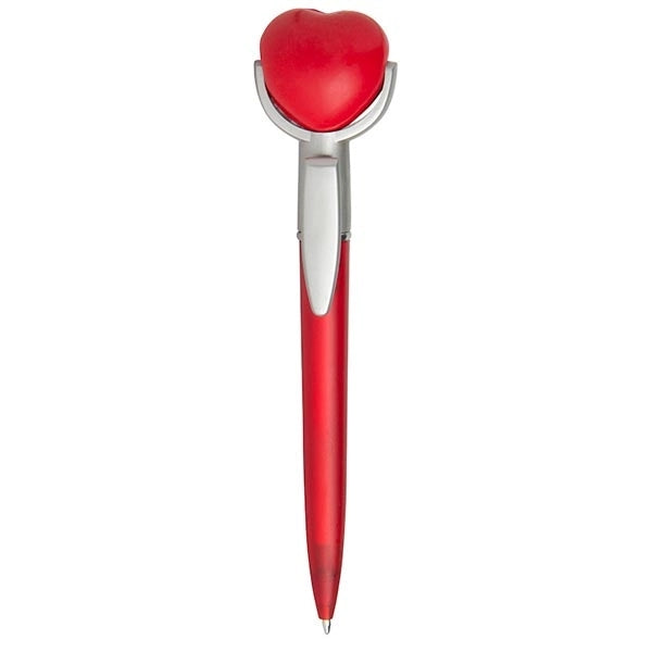 Heart Shaped Stress Ball Pen