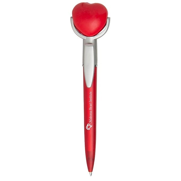 Heart Shaped Stress Ball Pen