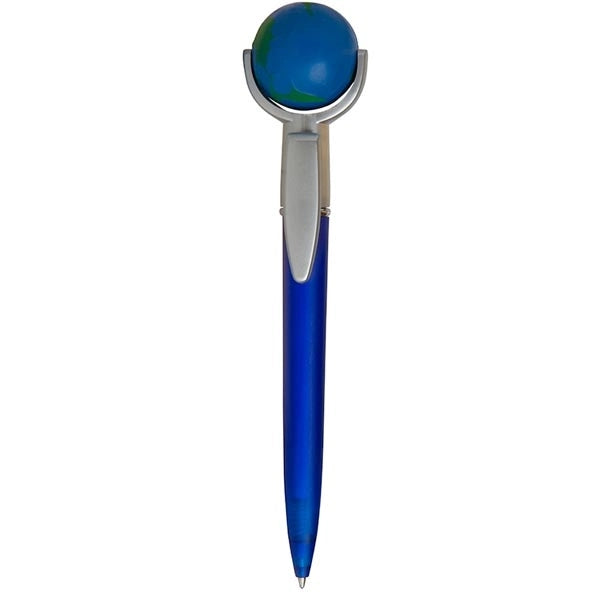 Globe Stress Ball Pen