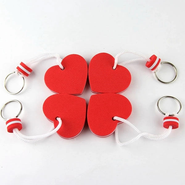 Heart shape EVA Floating Key Chain