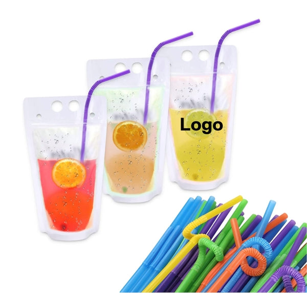 Clear Drink Pouches Bag