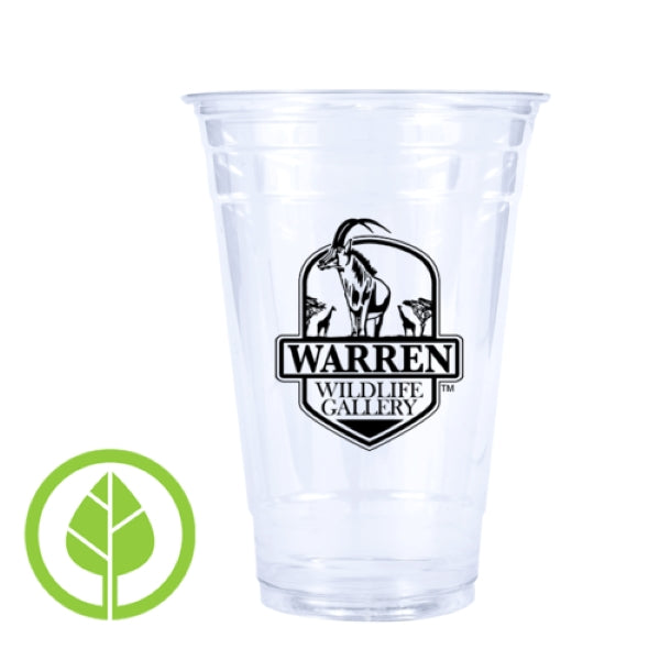 20 oz. Eco-Friendly Clear PLA Plastic Cup