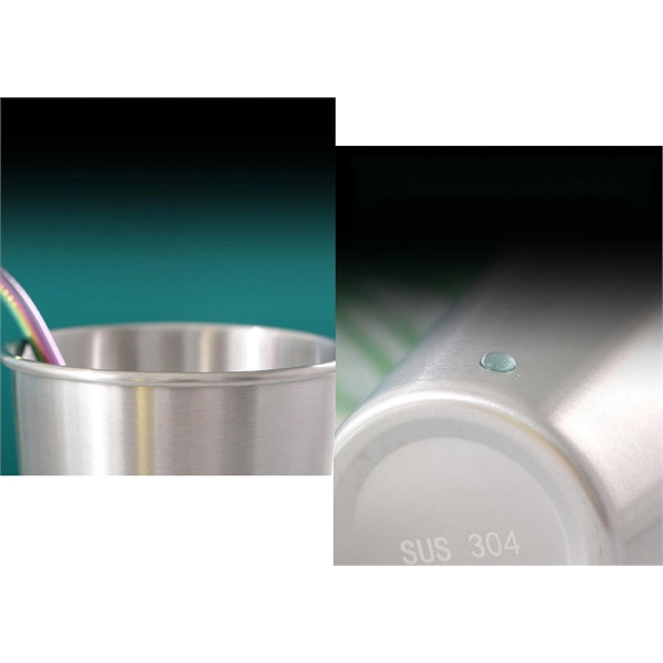 14oz 17oz Titanium-plated Gold Water Cup With Straw