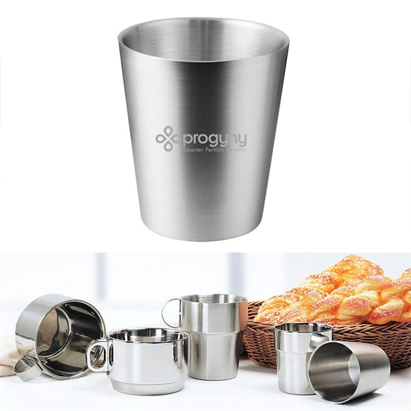 6 OZ Double Wall Matte Stainless Steel Cup