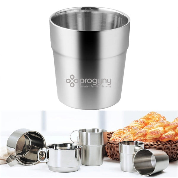 6 Oz Double Wall Stainless Steel Travel Mug