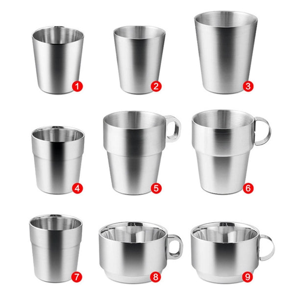6 Oz Double Wall Stainless Steel Travel Mug