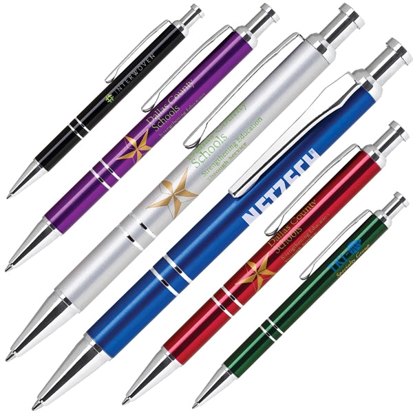 Click action aluminum pen