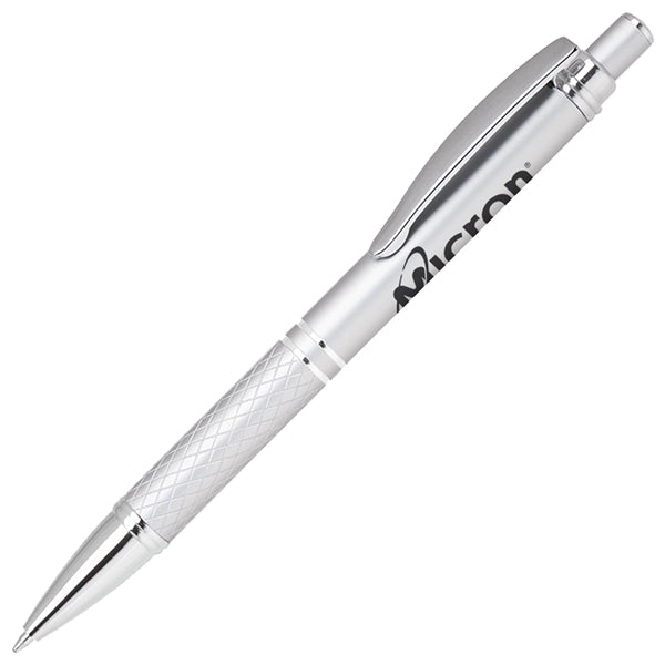 Aluminum click action ballpoint pen