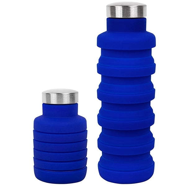 17oz Collapsible Silicon Water Bottle