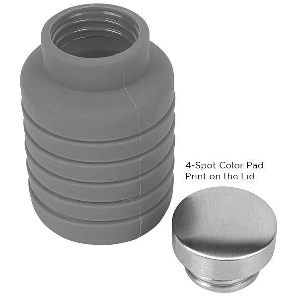 17oz Collapsible Silicon Water Bottle