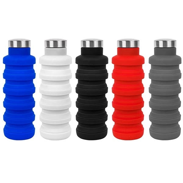 17oz Collapsible Silicon Water Bottle