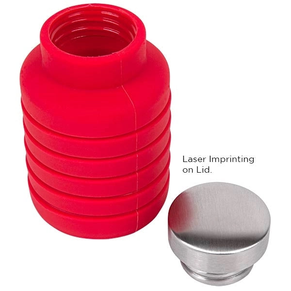 17oz Collapsible Silicon Water Bottle