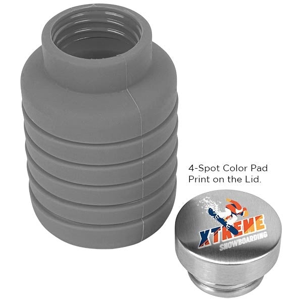 17oz Collapsible Silicon Water Bottle