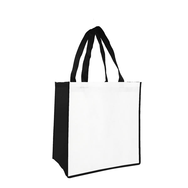 Laminated Non Woven Tote Bag(13" X 13" X 5" )