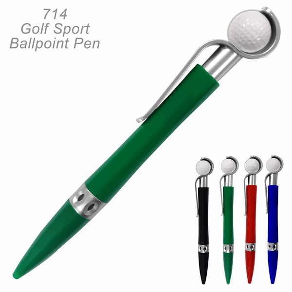 Popular Golf Ball Sports Ballpoint Custom Pens