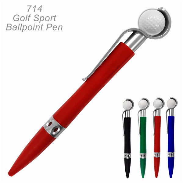 Popular Golf Ball Sports Ballpoint Custom Pens