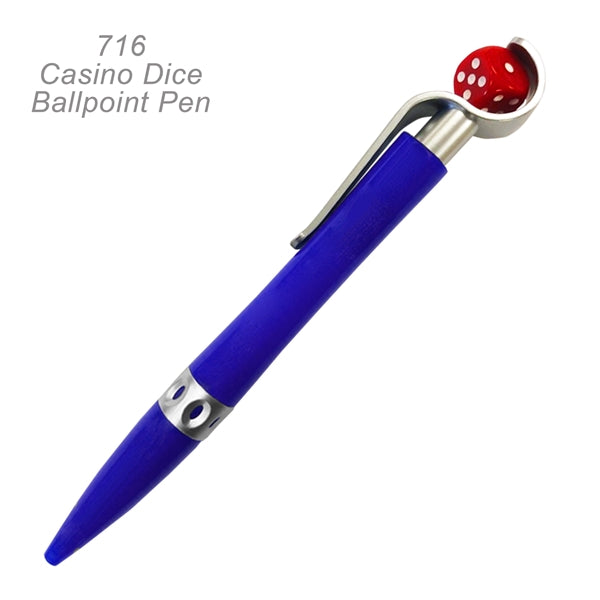 Popular Casino Dice Ballpoint Custom Pens