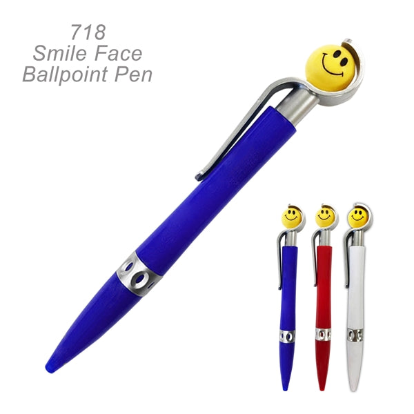 Popular Smile Face Novelty Ballpoint Custom Pens