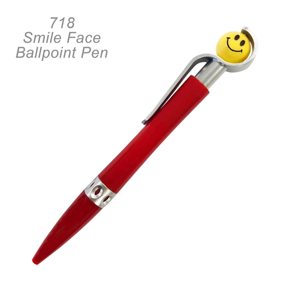 Popular Smile Face Novelty Ballpoint Custom Pens