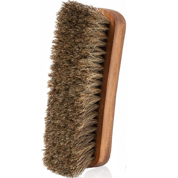 6.7 Inch Professional Birch Wood Horsehair Shoe Shine Brushe