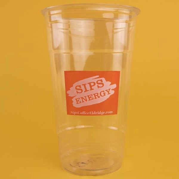 24 oz. Eco-Friendly Clear PLA Plastic Cup
