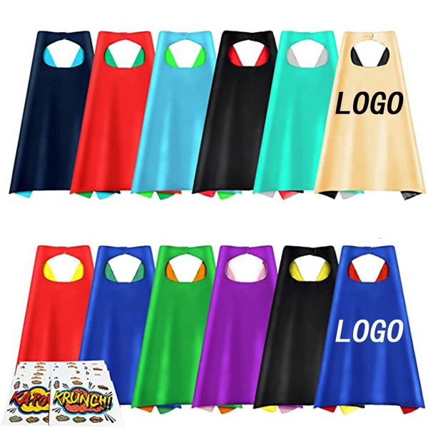 Satin Children Hero Cape Halloween Costume