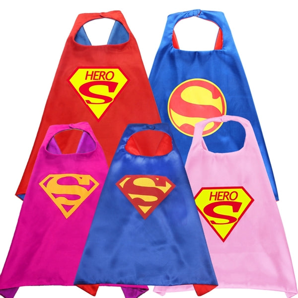 Satin Children Hero Cape Halloween Costume