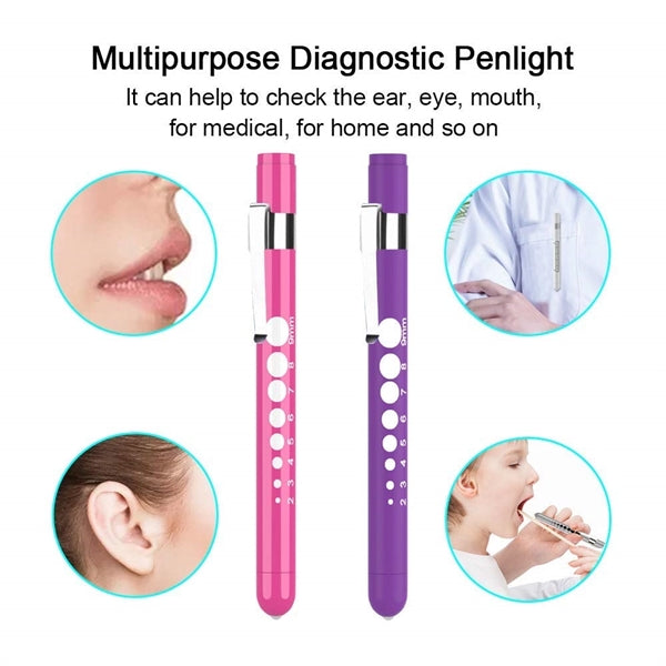 Diagnostic Penlight With Pupil Gauge
