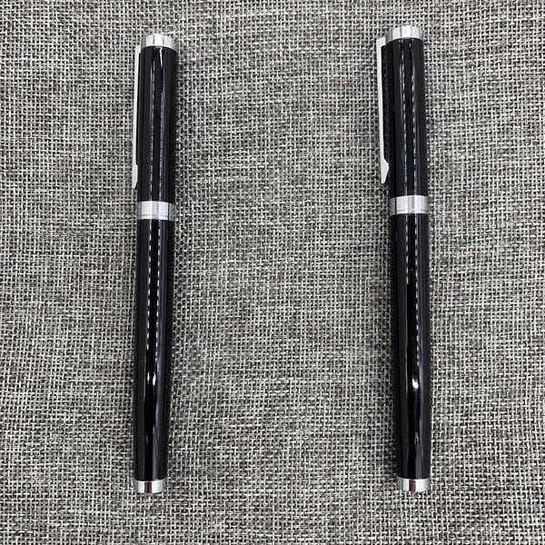 Metal roller pen with cap action