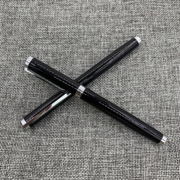 Metal roller pen with cap action