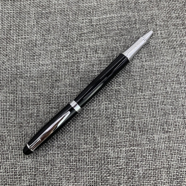 Metal roller pen with cap action
